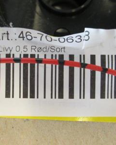 Cable Livy 0.5 Red/Black